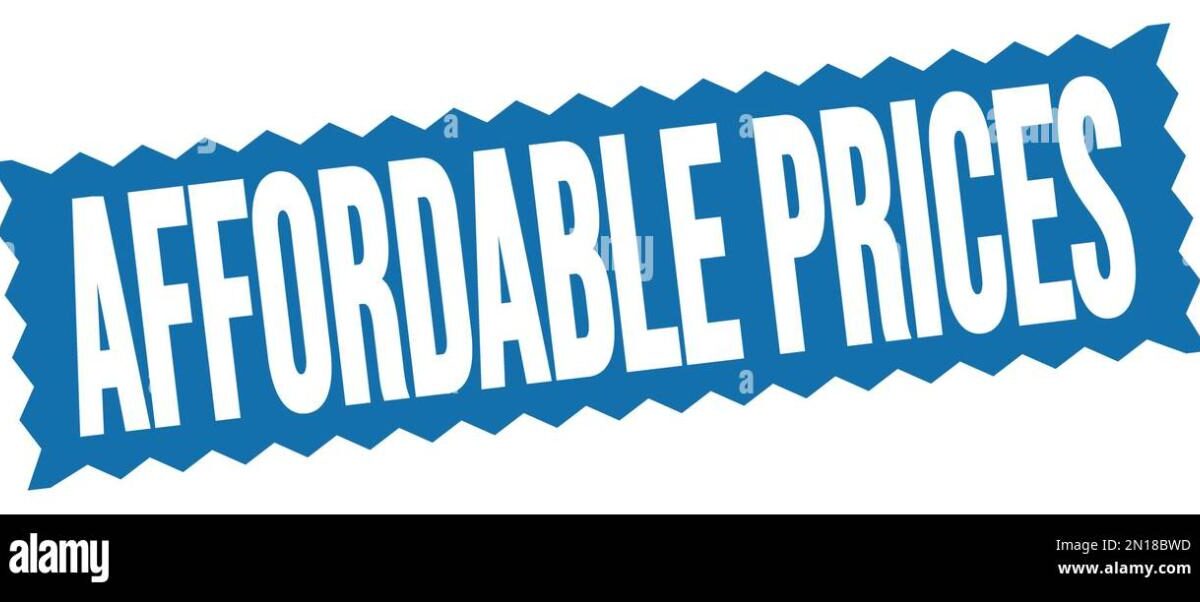 Affordable prices Understanding Their Impact and Importance