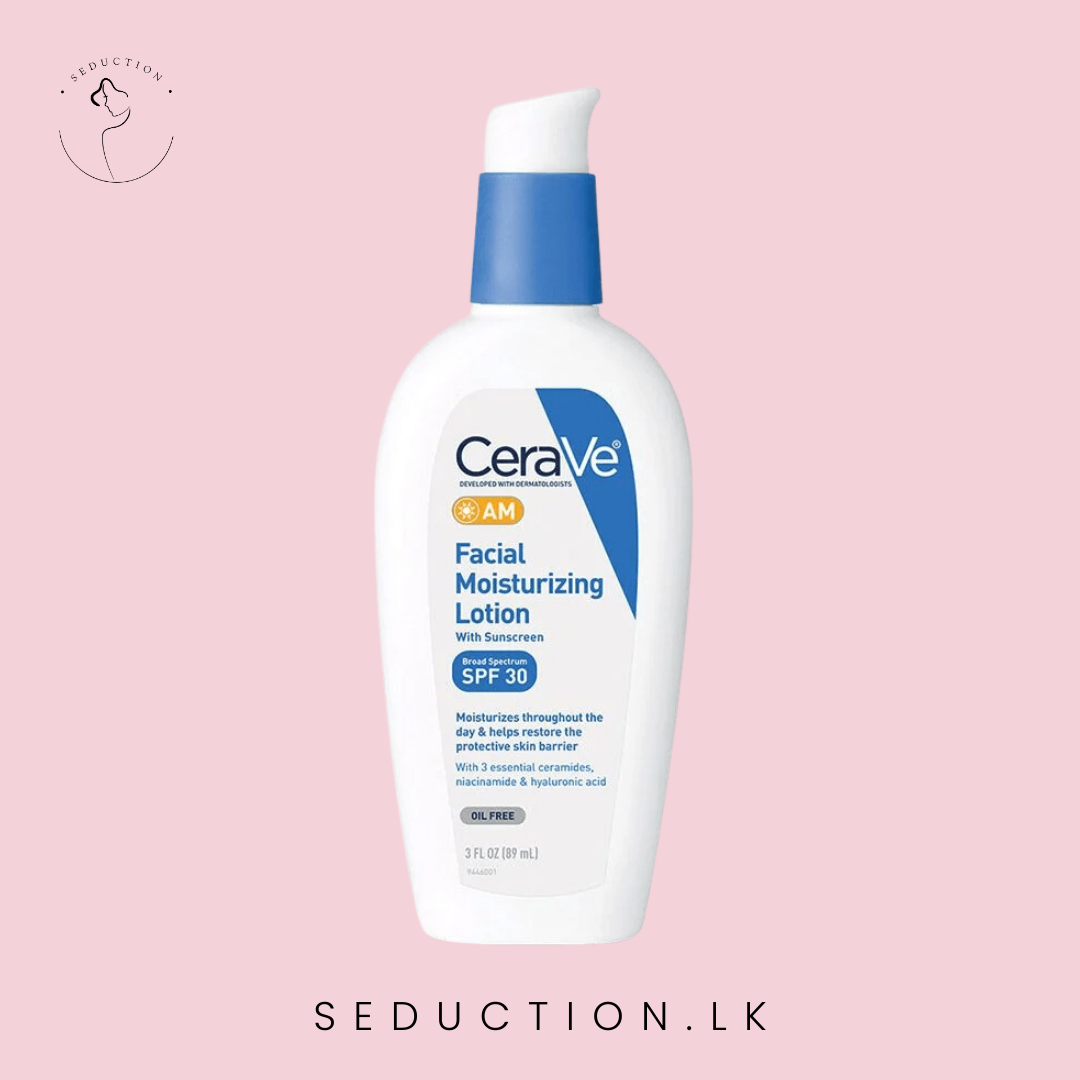 Cerave AM Facial Moisturizing Lotion with Sunscreen 89ml - LKR 7,125.00