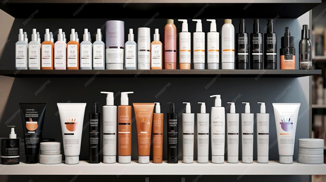 A comprehensive hair care treatment concept showcasing a variety of ...