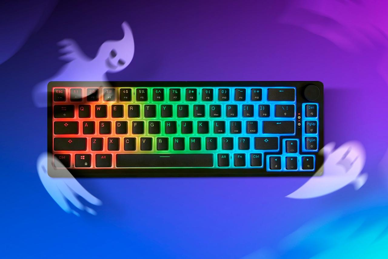 Wired Gaming Mechanical Keyboard RGB Backlit 87 104 Anti-Ghosting ...