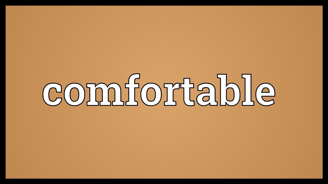 Premium PSD | A poster of the word quot comfortable quot is on a black ...