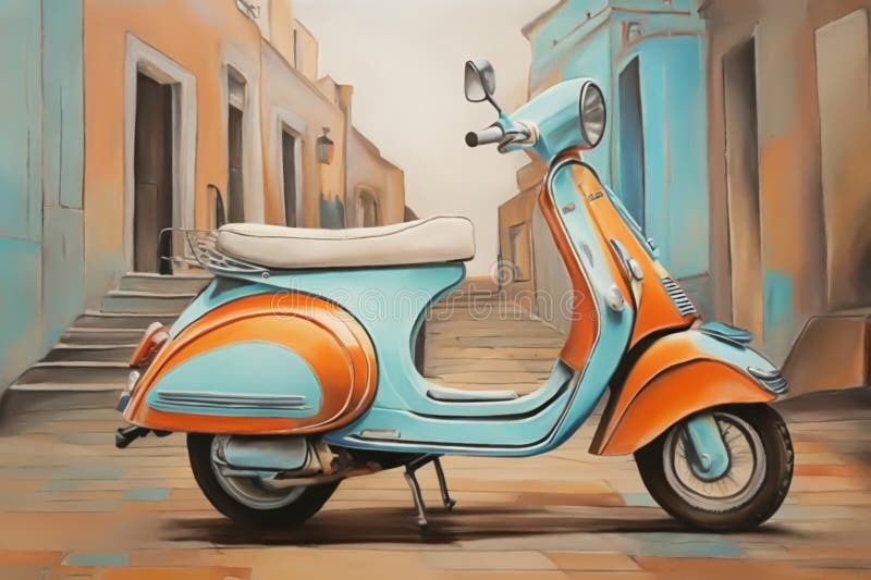 Scooter Serenade: Harmonizing the Classic Lines and Echoes of Old ...